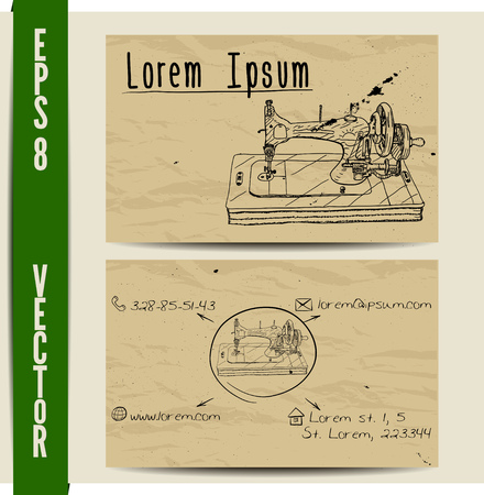 Simple business card.のイラスト素材