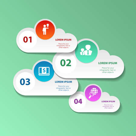 Vector infographic business designのイラスト素材