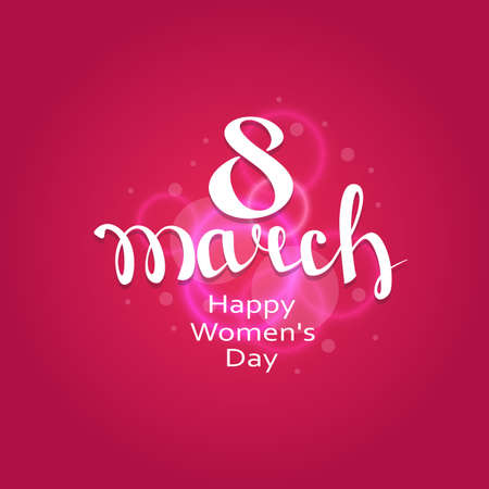 March 8 greeting card. Background vector templateのイラスト素材