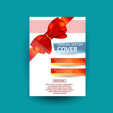 Vector design for Cover Annual Flyer Poster A4 sizeのイラスト素材