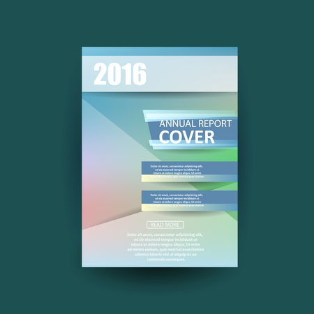 Vector design for Cover Annual Flyer Poster A4 sizeのイラスト素材