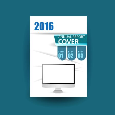 Vector design for Cover Annual Flyer Poster A4 sizeのイラスト素材