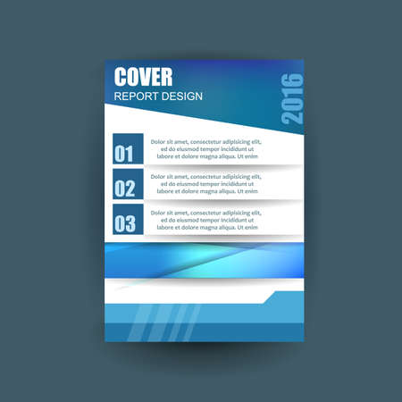 A4 cover annual flyer report business vectorのイラスト素材