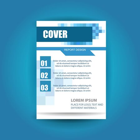 A4 cover annual flyer report business vectorのイラスト素材