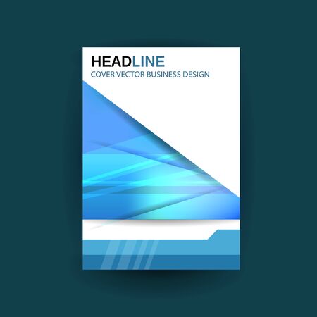 A4 cover annual flyer report business vectorのイラスト素材