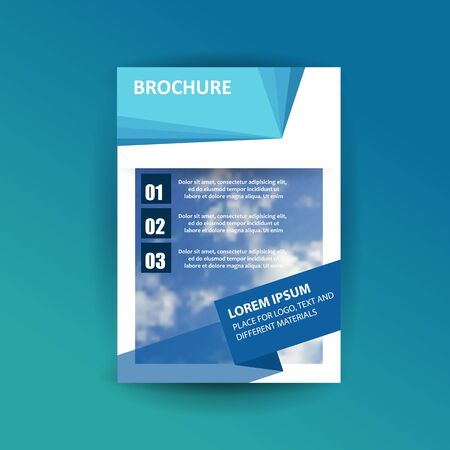 A4 cover annual flyer report business vectorのイラスト素材