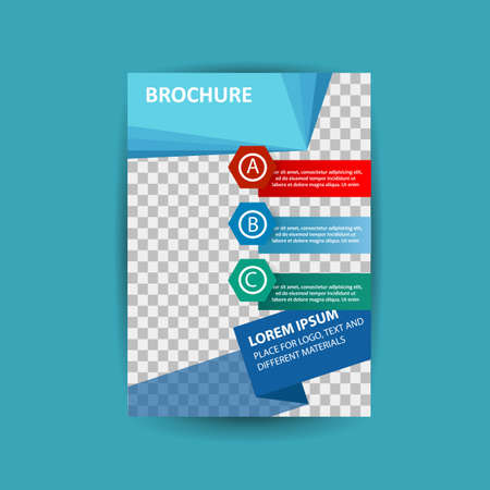 A4 cover annual flyer report business vectorのイラスト素材