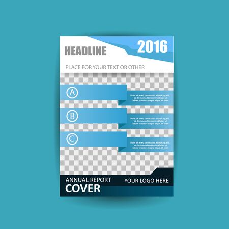 A4 cover annual flyer report business vectorのイラスト素材