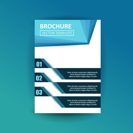 A4 cover annual flyer report business vectorのイラスト素材