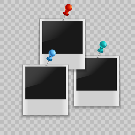 Realistic photo frame for your designのイラスト素材