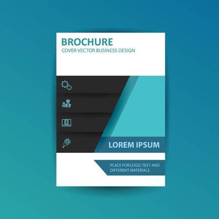 Vector design for Cover Annual Flyer Poster A4 sizeのイラスト素材