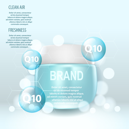 Realistic cosmetic tubes and bottles for yout projectsの写真素材