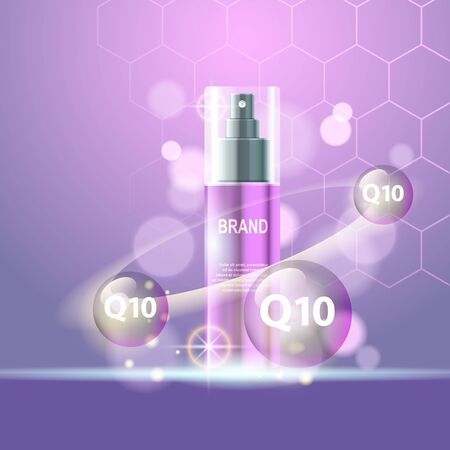 Realistic cosmetic tubes and bottles for yout projectsの写真素材