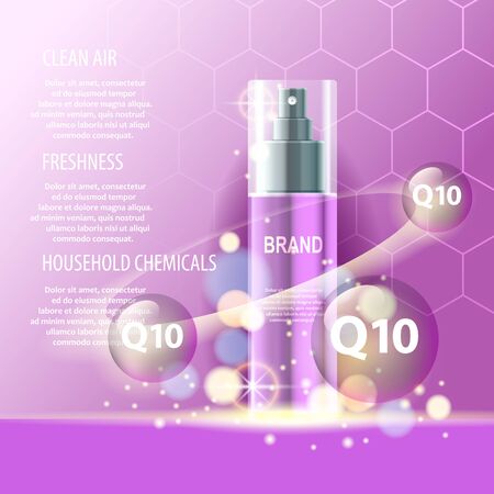 Realistic cosmetic tubes and bottles for yout projectsの写真素材