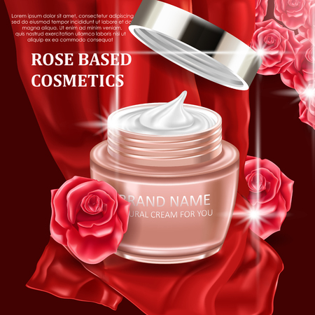 Vector 3D cosmetic illustration for your designのイラスト素材