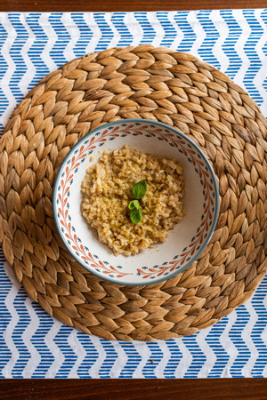 Barley Risotto AKA Orzottoの写真素材