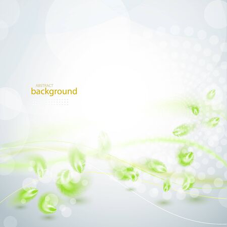 Abstract green feather background eps10 vector illustrationのイラスト素材