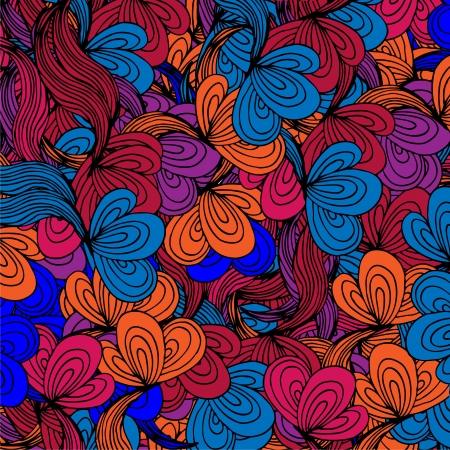 Bright abstract pattern.Can be used for wallpaper, pattern fills, web page, surface textures. Endless skin for gadgets desktop. Modern psychedelic designのイラスト素材