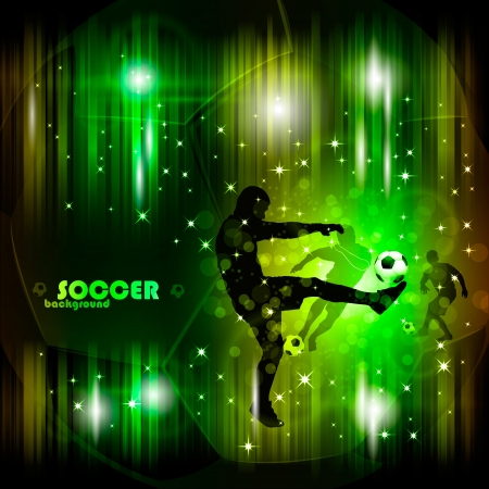 Colorful abstract soccer poster eps10 vector illustrationのイラスト素材
