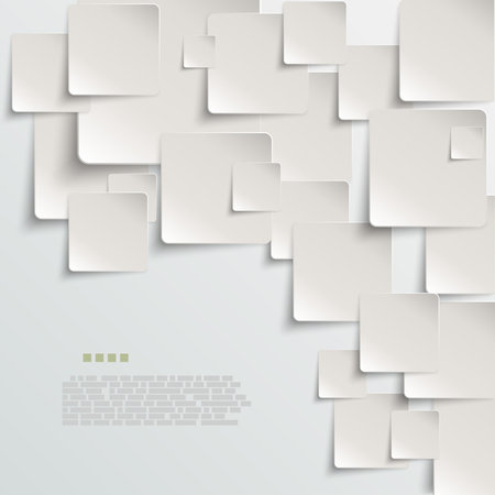 White paper abstract vector background eps10 vector illustrationのイラスト素材
