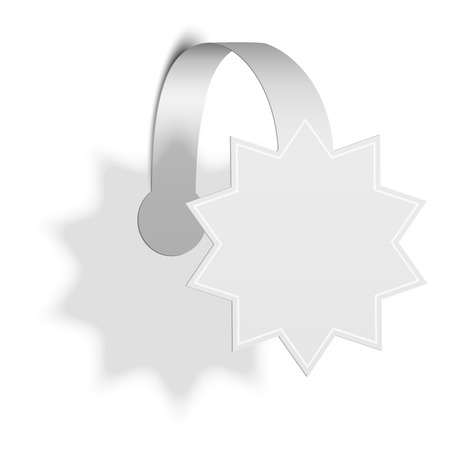 Isolated Star Promotion Wobblerのイラスト素材