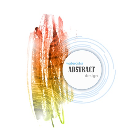 Abstract Watercolor Colorful Background Designのイラスト素材