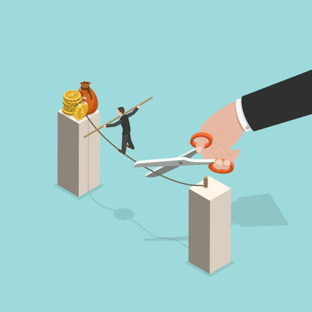 3D Isometric Flat Vector Conceptual Illustration of Jealousy, Cheating and Betrayalのイラスト素材