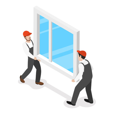 3D Isometric Flat Vector Set of Renovation and Decoration of Room, Home Repair Service. Item 5のイラスト素材