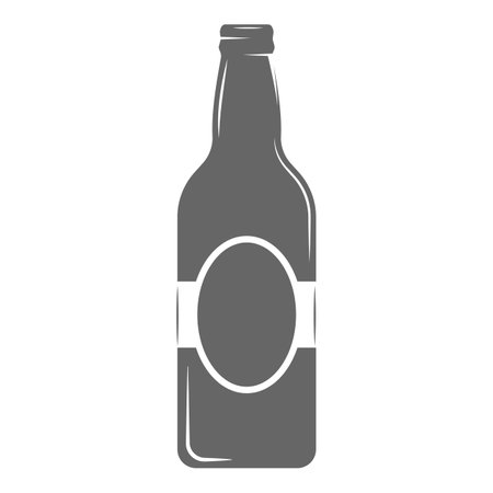 Set of two-color beer craft icons. Vector illustration. Contains arrows with hops arowhead, ribbon, bottles, mugs, barrel, hops, hand with hops.. Item 15のイラスト素材