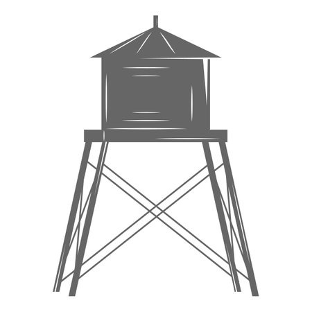 Farming Two-color Icon Set Vector Illustration. Contains Images of Barn, Farm Truck, Tractor, Cow, Chicken, Farmer, Eggs, Human Hands, Milk Can, Farm Constructions, Tomatoes.. Item 19のイラスト素材