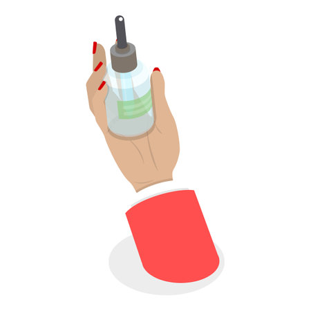 3D Isometric Flat Vector Illustration of Skin Care, Cleansing, Moisturizing and Treating. Item 3のイラスト素材