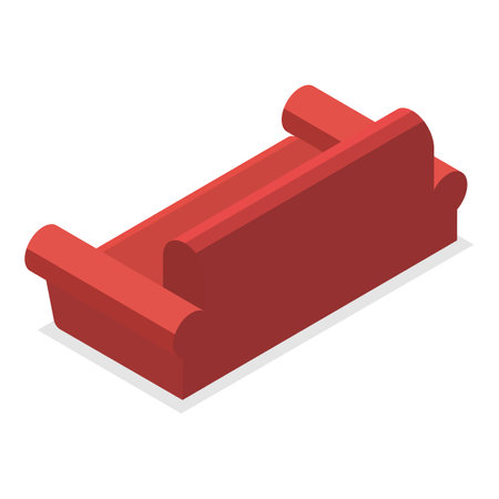 3D Isometric Flat Vector Set of Furniture, Armchairs, Sofas, Chairs. Item 8のイラスト素材