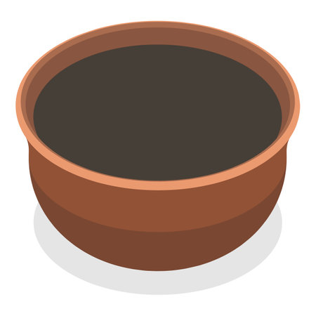 3D Isometric Flat Vector Set of Plants In Pots, Home Indoor Green Decor. Item 7のイラスト素材