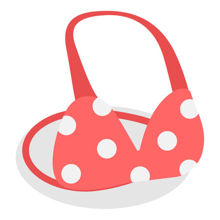 3D Isometric Flat Vector Set of Bras, Trendy Undergarments.のイラスト素材