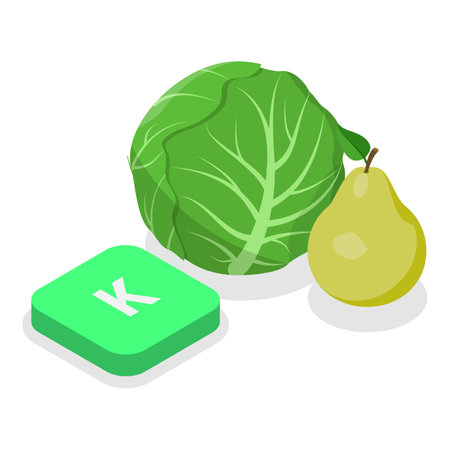 3D Isometric Flat Vector Illustration of Vitamins And Minerals, Healthy Food Supplements.のイラスト素材