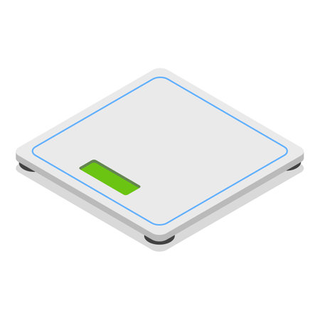 3D Isometric Flat Vector Set of Scales Types, Equipment for Weight Measuring. Item 8のイラスト素材