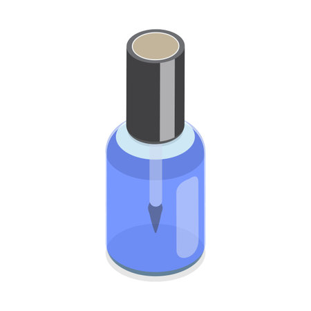 3D Isometric Flat Vector Illustration of Manicure Procedure, Nail Beauty Spa. Item 1のイラスト素材