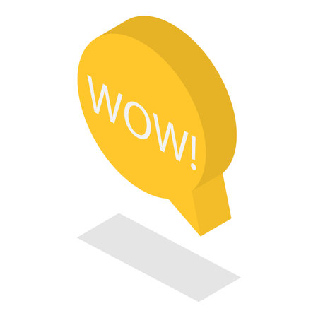 3D Isometric Flat Vector Set of Dialogue Speech Bubbles, Chatting or Message Boxes. Item 4のイラスト素材