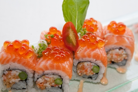 Japanese fusion foodsの写真素材