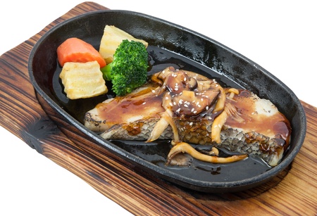 Japanese fusion foodsの写真素材