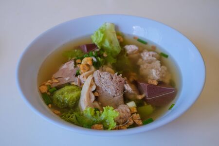 Boiled pig's bloodの写真素材