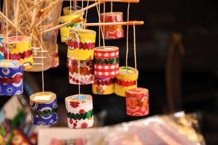 Thai Traditional Toy at the marketの写真素材