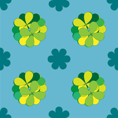 Seamless arabic background with flowers.のイラスト素材