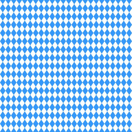 Seamless abstract geometric Oktoberfest and Bavarian flag pattern. Vector illustration for October festival, traditional blue and white background colors. For banner, print, promotion, flyer, posterのイラスト素材