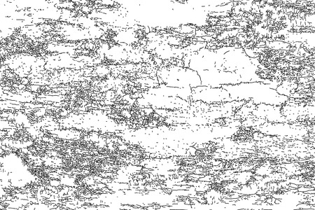 Distressed halftone grunge black and white vector texture -old wood bark texture background with cracks for creation abstract vintage design effect with noise and grainのイラスト素材