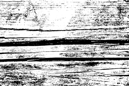 Distressed halftone grunge vector texture - old wood scratch background. Black and white vector illustration for dust overlay, creation abstract vintage effect with noise and grain.のイラスト素材