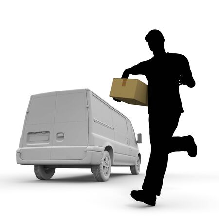 Home deliveryの写真素材