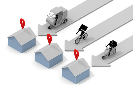 Deliver meals. Food delivery work. Deliver by bike. Work in the courier business. Delivery by...