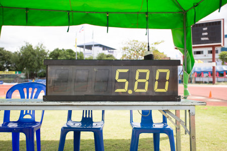 Running track for the athletes background.の写真素材