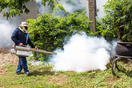 Fumigate mosquito at home for protection mosquitoの写真素材